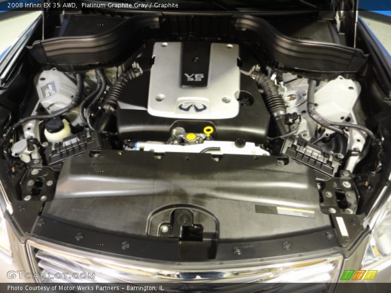 Platinum Graphite Gray / Graphite 2008 Infiniti EX 35 AWD