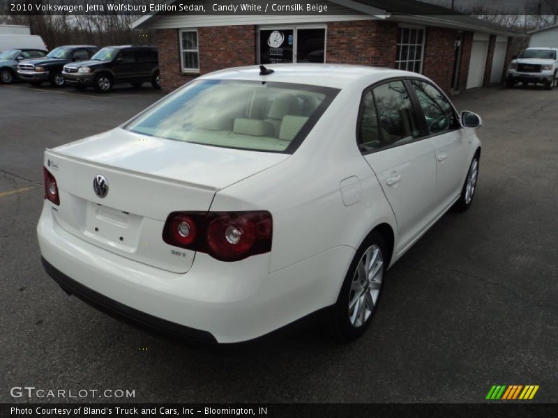 Candy White / Cornsilk Beige 2010 Volkswagen Jetta Wolfsburg Edition Sedan