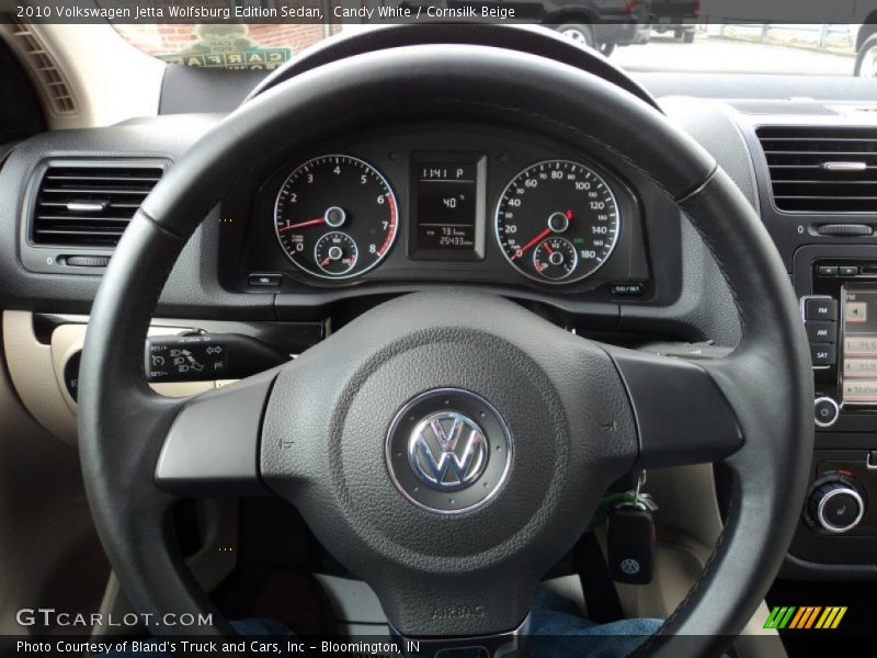  2010 Jetta Wolfsburg Edition Sedan Steering Wheel