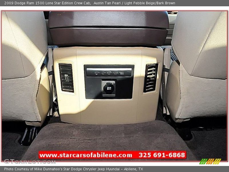 Austin Tan Pearl / Light Pebble Beige/Bark Brown 2009 Dodge Ram 1500 Lone Star Edition Crew Cab