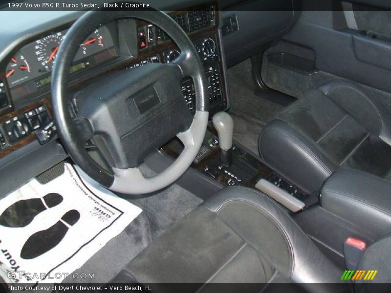 Black / Graphite 1997 Volvo 850 R Turbo Sedan