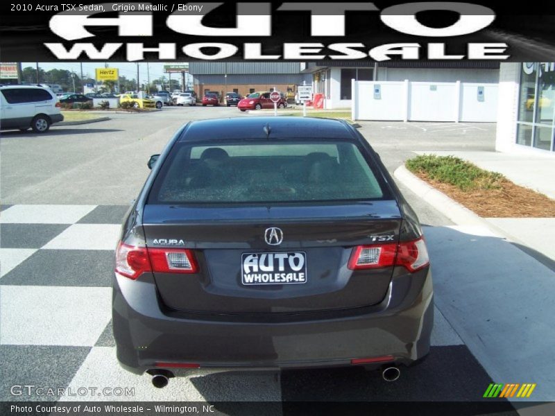 Grigio Metallic / Ebony 2010 Acura TSX Sedan