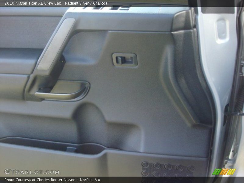 Radiant Silver / Charcoal 2010 Nissan Titan XE Crew Cab