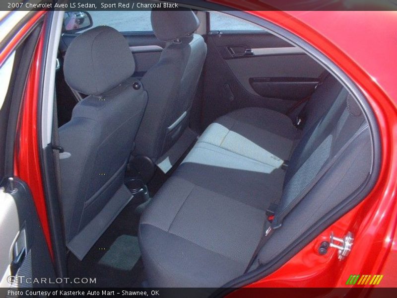 Sport Red / Charcoal Black 2007 Chevrolet Aveo LS Sedan