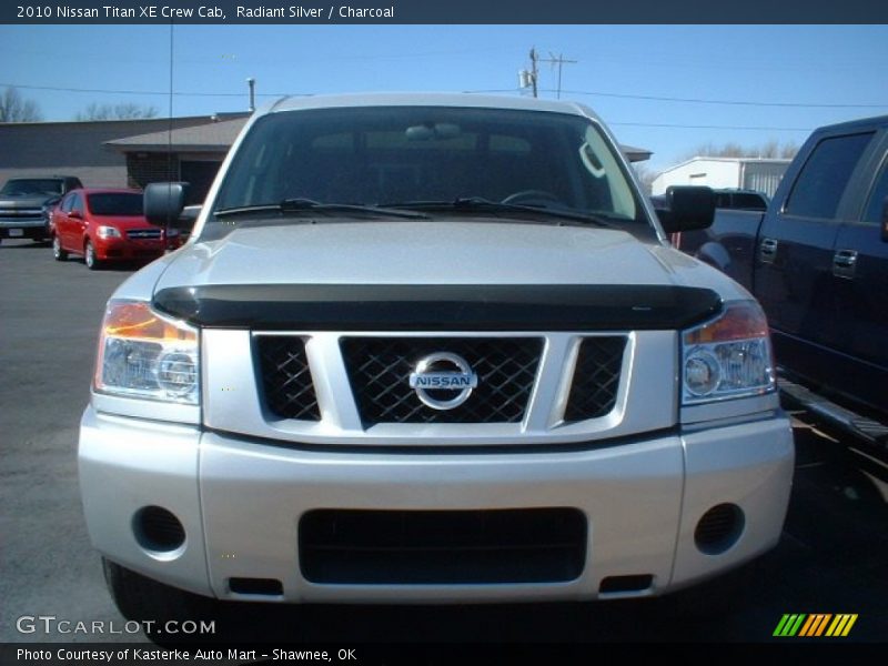 Radiant Silver / Charcoal 2010 Nissan Titan XE Crew Cab
