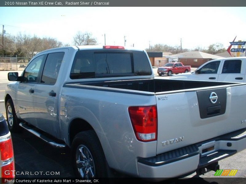 Radiant Silver / Charcoal 2010 Nissan Titan XE Crew Cab