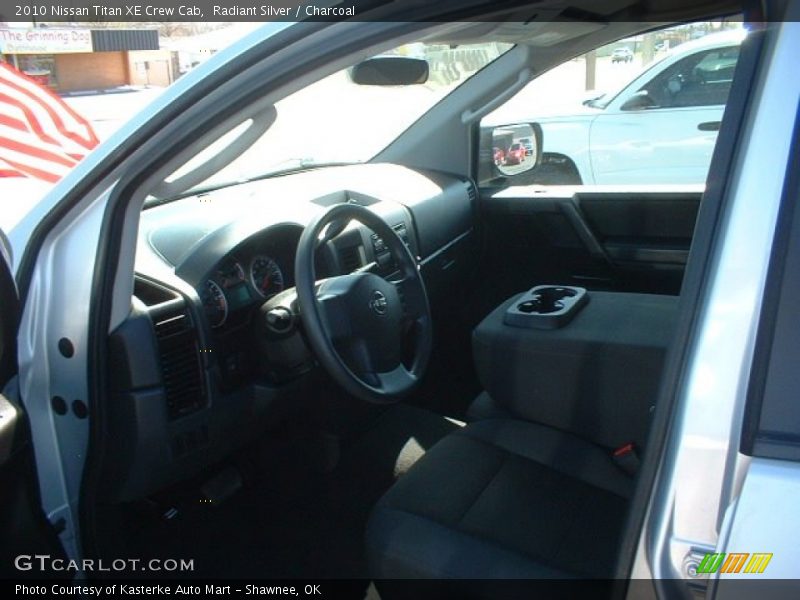 Radiant Silver / Charcoal 2010 Nissan Titan XE Crew Cab