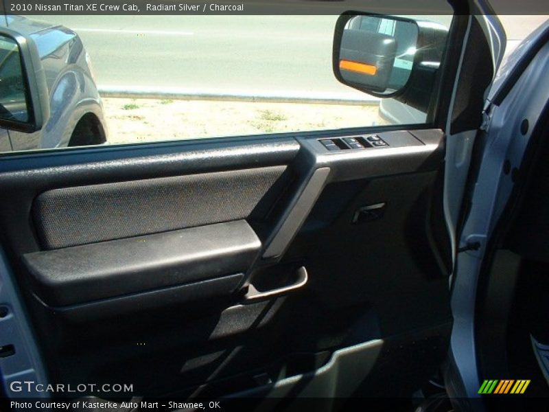 Radiant Silver / Charcoal 2010 Nissan Titan XE Crew Cab