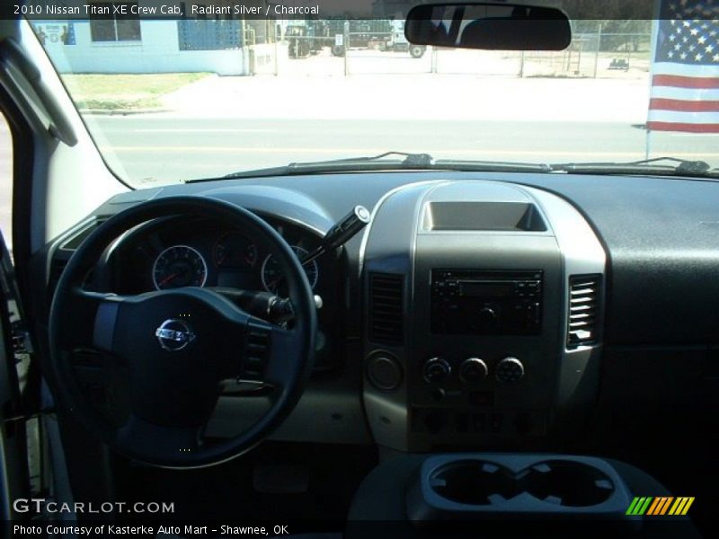 Radiant Silver / Charcoal 2010 Nissan Titan XE Crew Cab