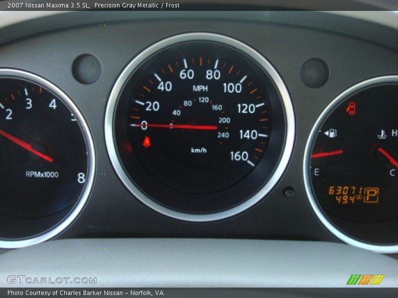 Precision Gray Metallic / Frost 2007 Nissan Maxima 3.5 SL
