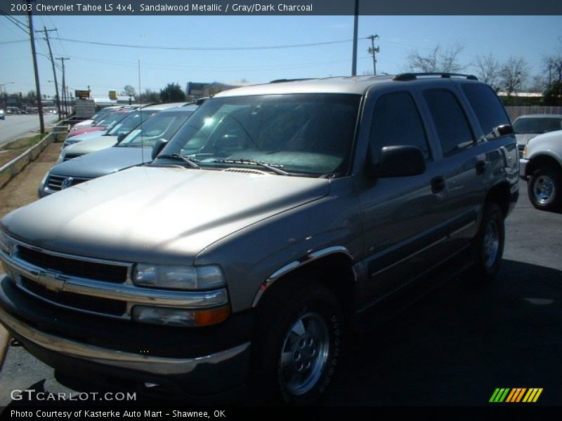 Sandalwood Metallic / Gray/Dark Charcoal 2003 Chevrolet Tahoe LS 4x4