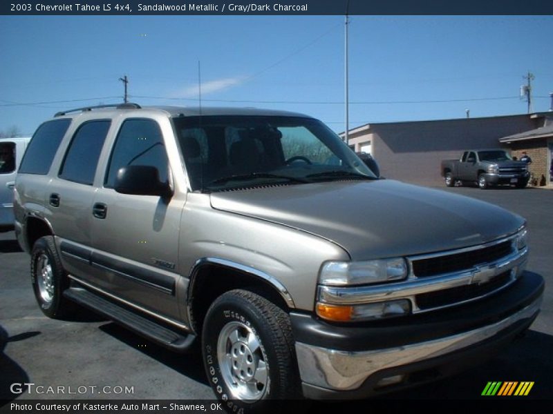 Sandalwood Metallic / Gray/Dark Charcoal 2003 Chevrolet Tahoe LS 4x4