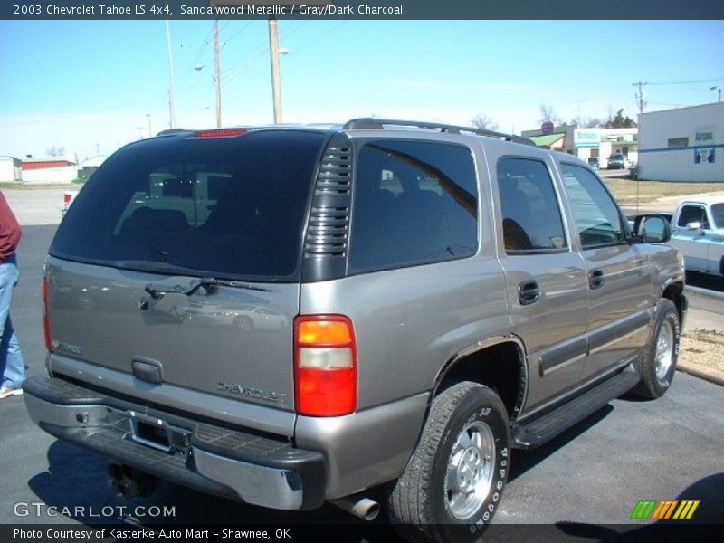 Sandalwood Metallic / Gray/Dark Charcoal 2003 Chevrolet Tahoe LS 4x4