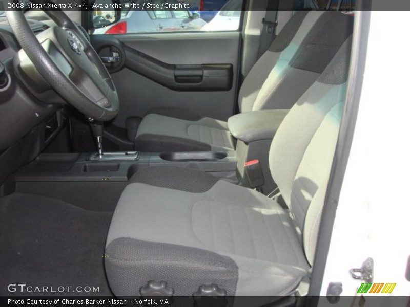 Avalanche White / Steel/Graphite 2008 Nissan Xterra X 4x4