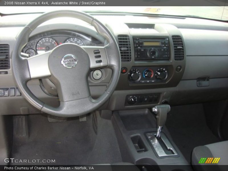 Avalanche White / Steel/Graphite 2008 Nissan Xterra X 4x4