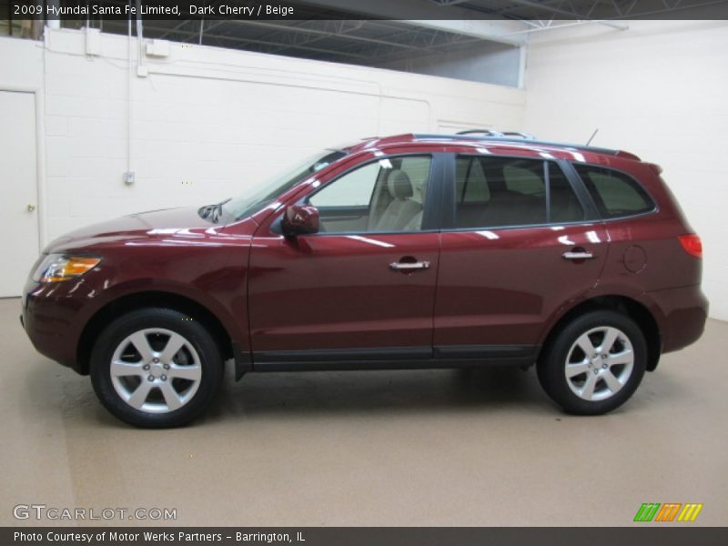  2009 Santa Fe Limited Dark Cherry