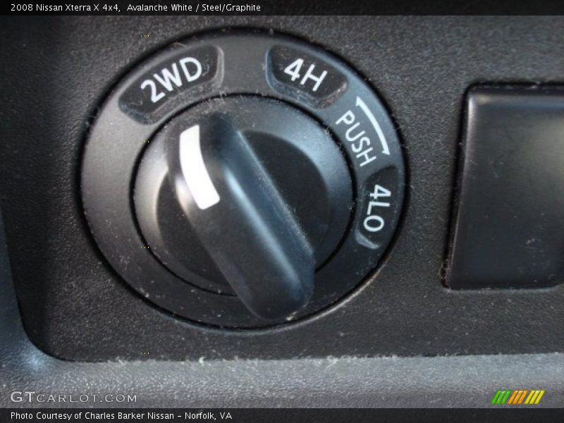 Avalanche White / Steel/Graphite 2008 Nissan Xterra X 4x4