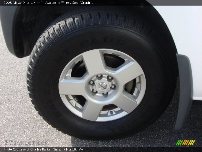 Avalanche White / Steel/Graphite 2008 Nissan Xterra X 4x4