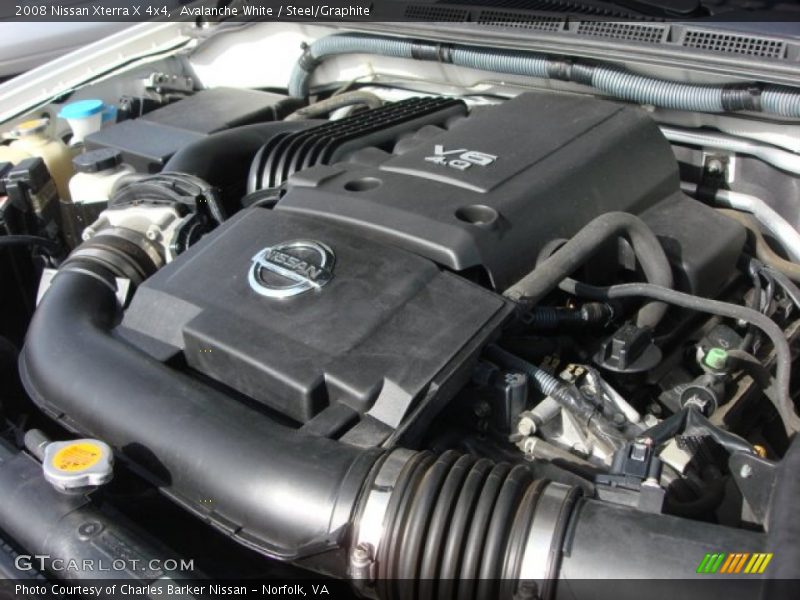 Avalanche White / Steel/Graphite 2008 Nissan Xterra X 4x4