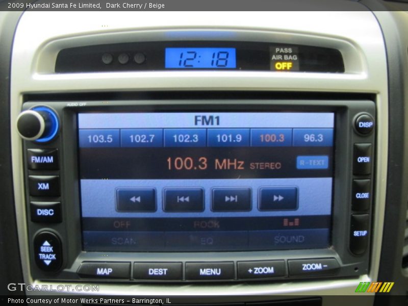 Audio System of 2009 Santa Fe Limited