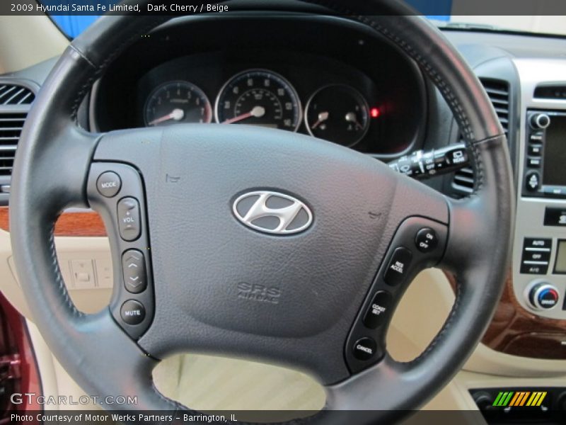  2009 Santa Fe Limited Steering Wheel