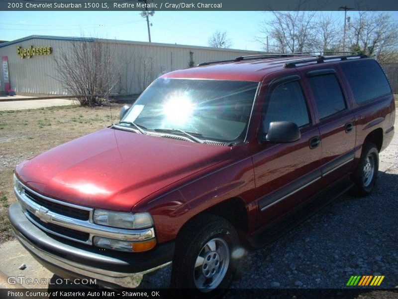 Redfire Metallic / Gray/Dark Charcoal 2003 Chevrolet Suburban 1500 LS