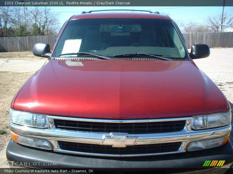 Redfire Metallic / Gray/Dark Charcoal 2003 Chevrolet Suburban 1500 LS