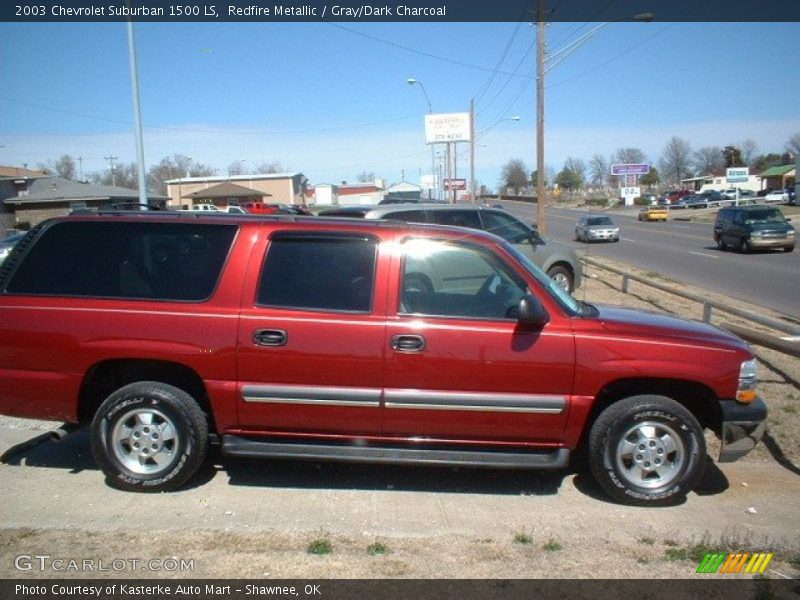 Redfire Metallic / Gray/Dark Charcoal 2003 Chevrolet Suburban 1500 LS