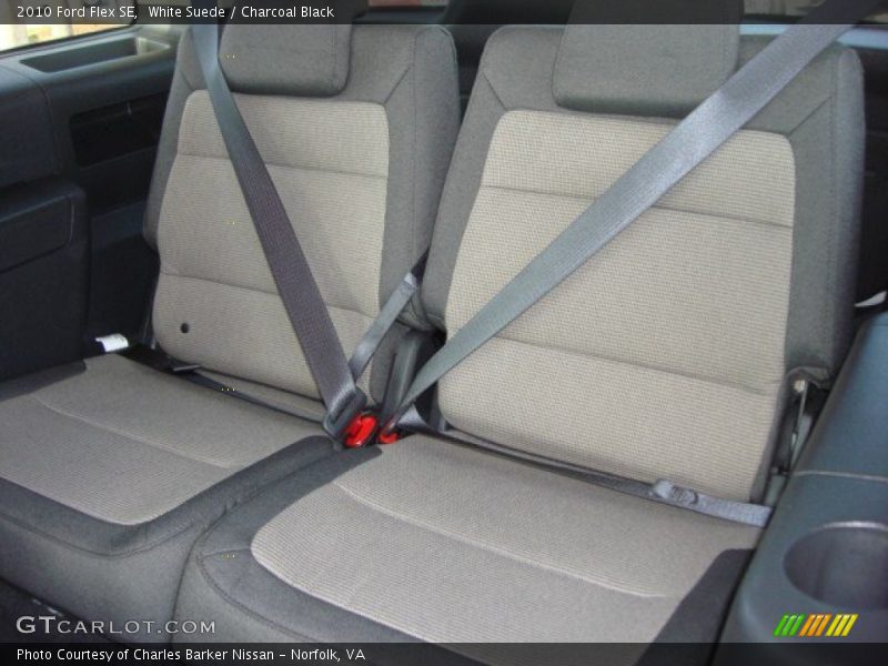 White Suede / Charcoal Black 2010 Ford Flex SE