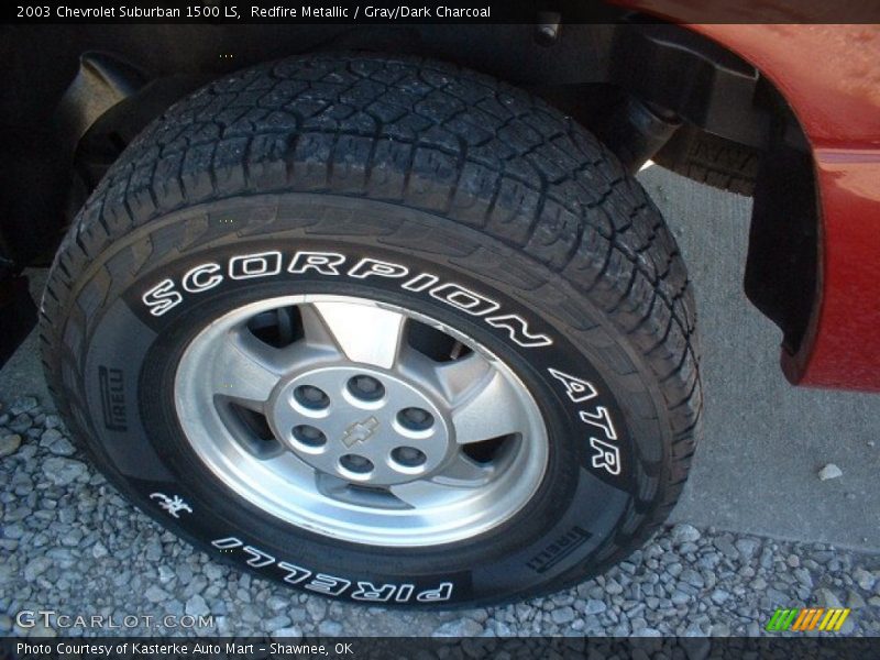 Redfire Metallic / Gray/Dark Charcoal 2003 Chevrolet Suburban 1500 LS