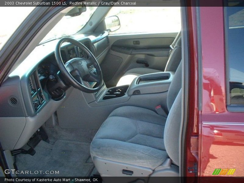 Redfire Metallic / Gray/Dark Charcoal 2003 Chevrolet Suburban 1500 LS