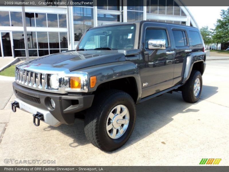 Graphite Metallic / Ebony/Pewter 2009 Hummer H3