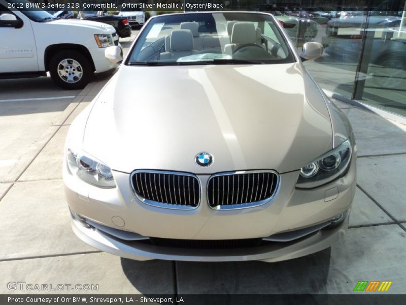 Orion Silver Metallic / Oyster/Black 2012 BMW 3 Series 328i Convertible