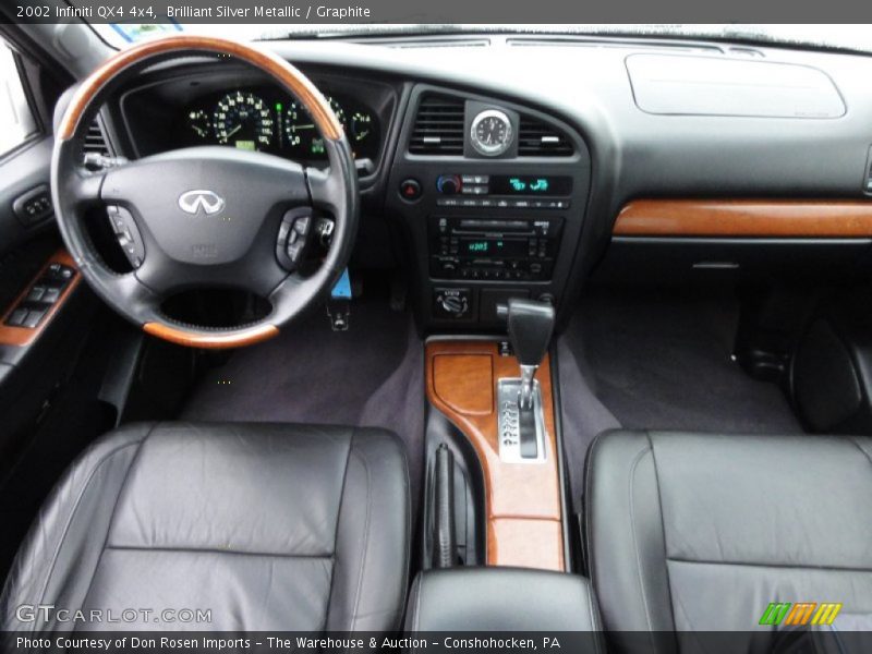 Brilliant Silver Metallic / Graphite 2002 Infiniti QX4 4x4