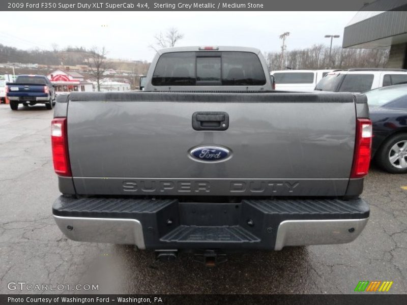 Sterling Grey Metallic / Medium Stone 2009 Ford F350 Super Duty XLT SuperCab 4x4