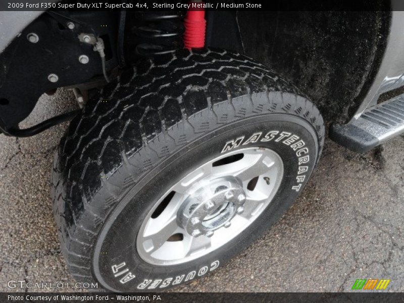 Sterling Grey Metallic / Medium Stone 2009 Ford F350 Super Duty XLT SuperCab 4x4