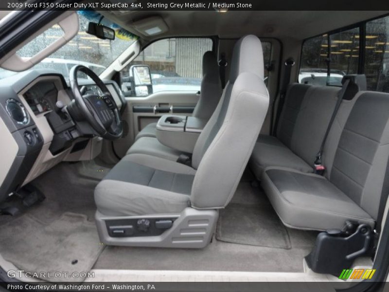  2009 F350 Super Duty XLT SuperCab 4x4 Medium Stone Interior