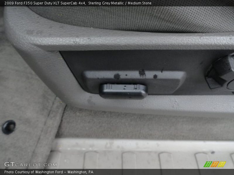 Sterling Grey Metallic / Medium Stone 2009 Ford F350 Super Duty XLT SuperCab 4x4