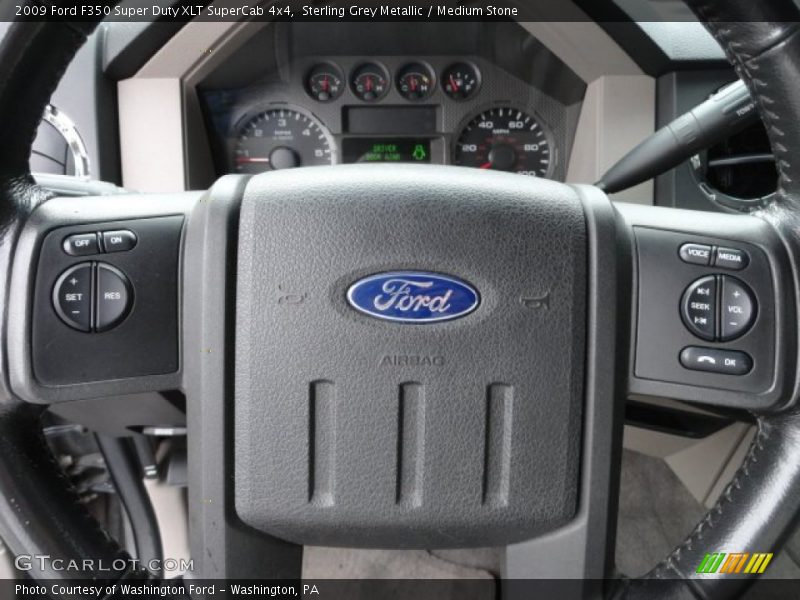  2009 F350 Super Duty XLT SuperCab 4x4 Steering Wheel