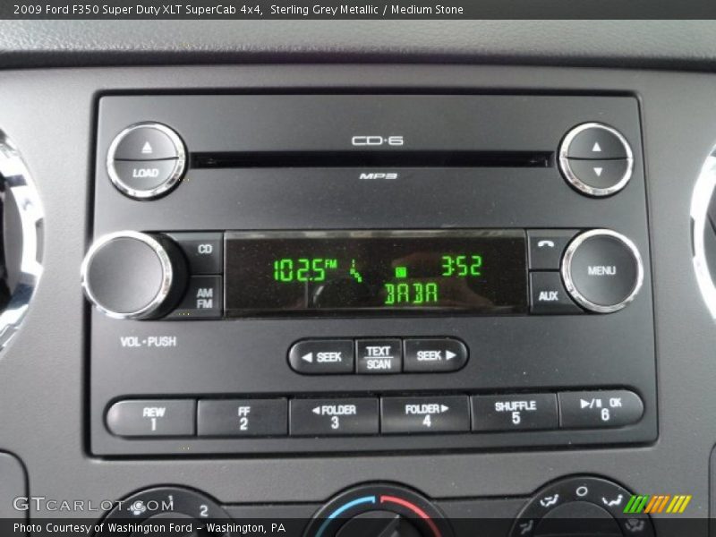 Audio System of 2009 F350 Super Duty XLT SuperCab 4x4