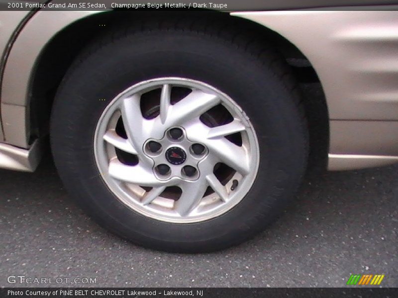 Champagne Beige Metallic / Dark Taupe 2001 Pontiac Grand Am SE Sedan