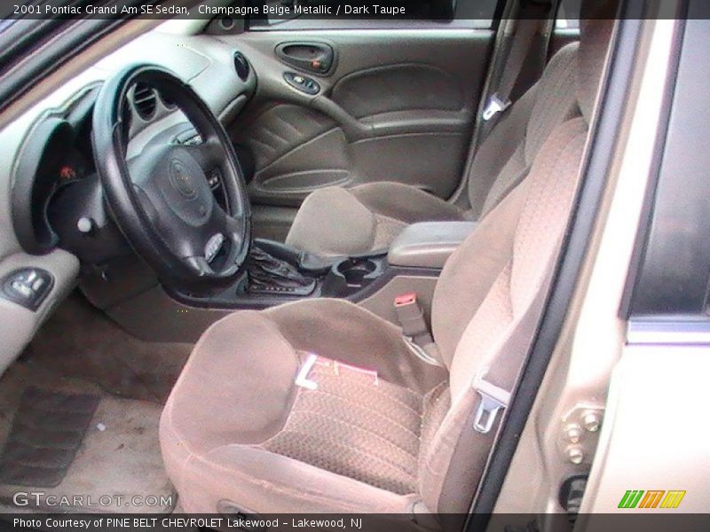 Front Seat of 2001 Grand Am SE Sedan