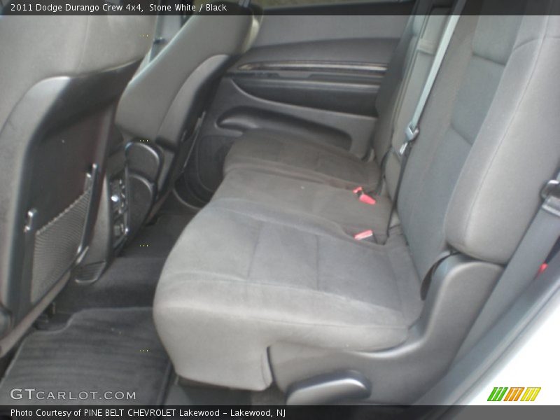 Stone White / Black 2011 Dodge Durango Crew 4x4