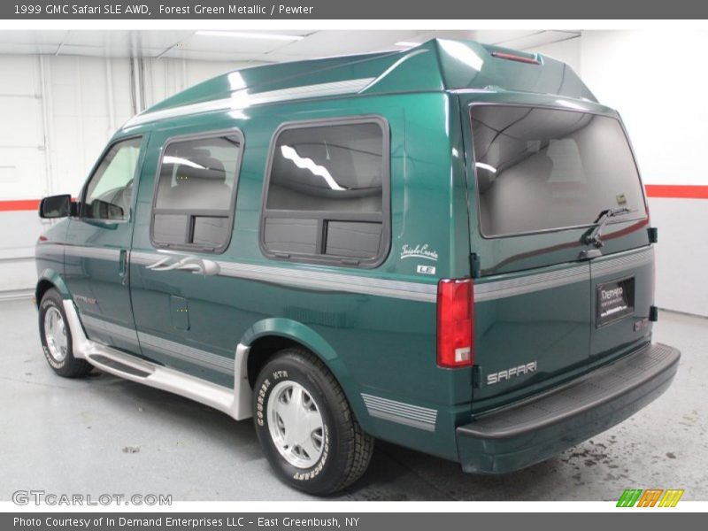 Forest Green Metallic / Pewter 1999 GMC Safari SLE AWD