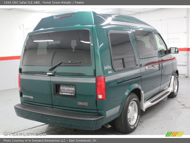 Forest Green Metallic / Pewter 1999 GMC Safari SLE AWD