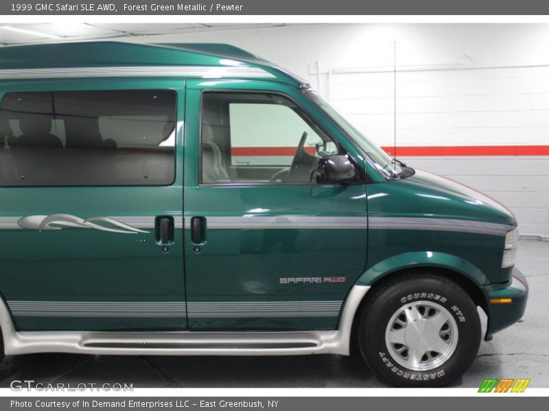 Forest Green Metallic / Pewter 1999 GMC Safari SLE AWD