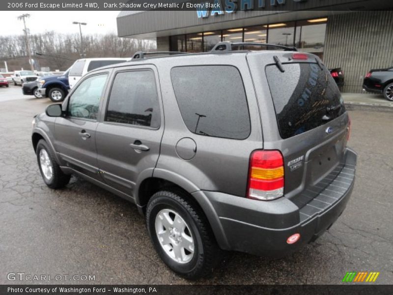 Dark Shadow Grey Metallic / Ebony Black 2006 Ford Escape Limited 4WD
