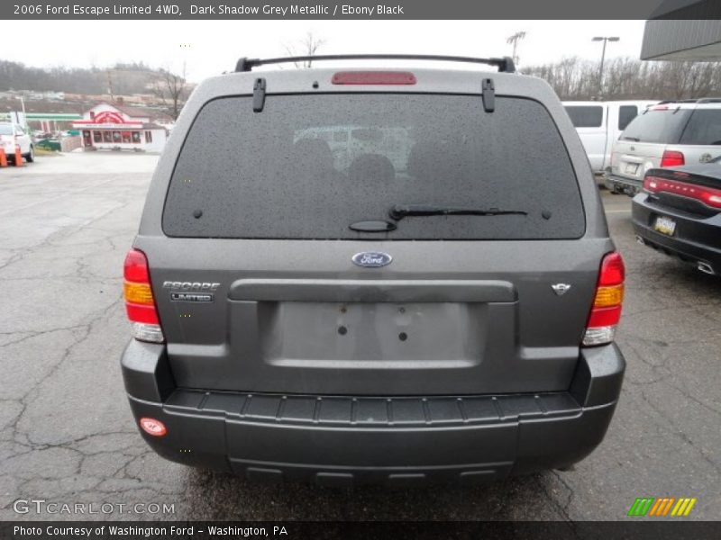 Dark Shadow Grey Metallic / Ebony Black 2006 Ford Escape Limited 4WD