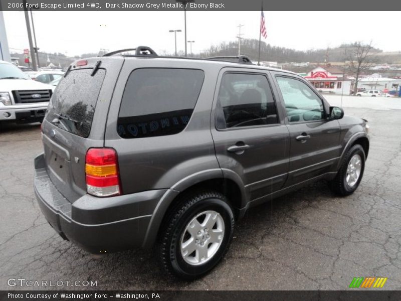 Dark Shadow Grey Metallic / Ebony Black 2006 Ford Escape Limited 4WD
