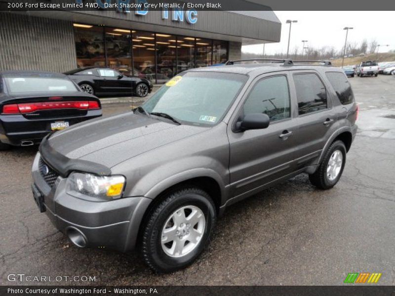 Dark Shadow Grey Metallic / Ebony Black 2006 Ford Escape Limited 4WD